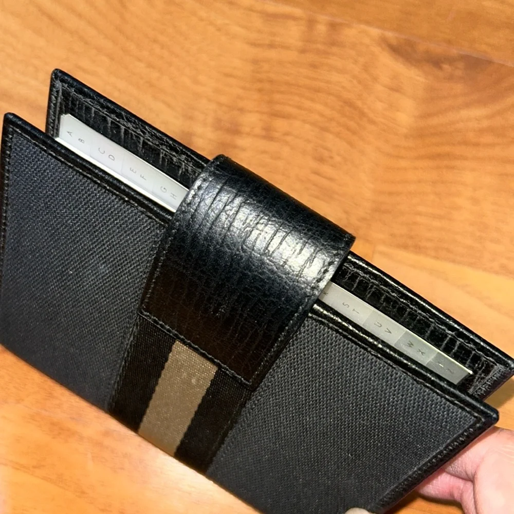Authentic Gucci Canvas Agenda with Web